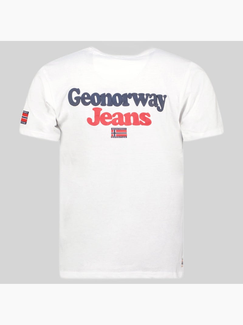 T-shirt joupper – geographical norway Blanc - Kiabi