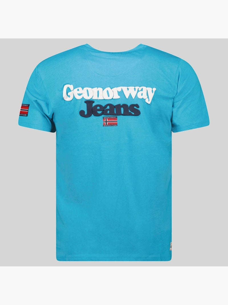 T-shirt joupper – geographical norway Turquoise - Kiabi
