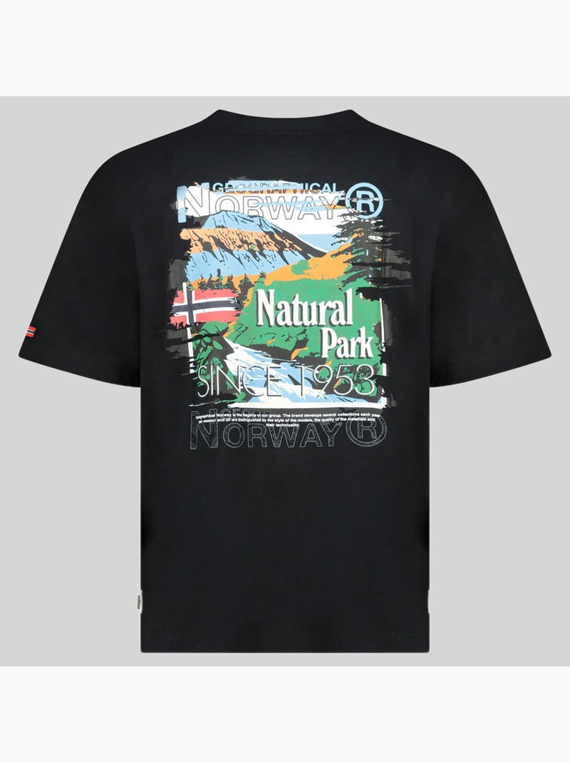 T-shirt jpark – geographical norway Noir - Kiabi