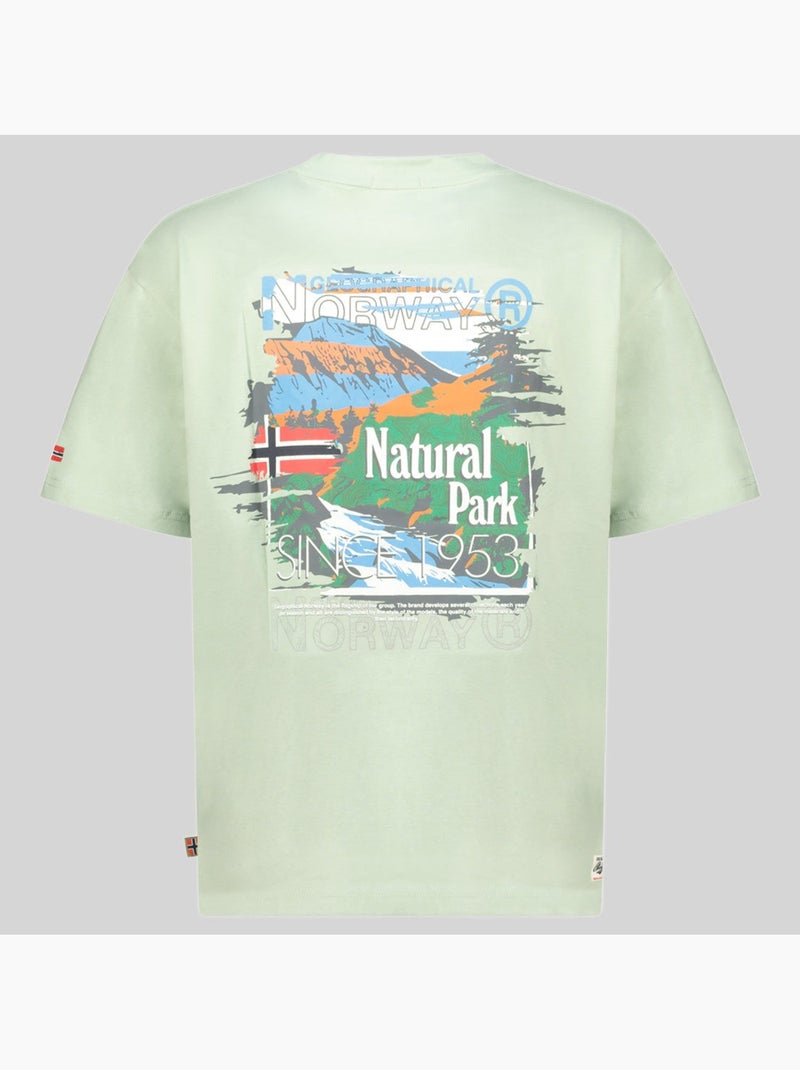 T-shirt jpark – geographical norway Vert - Kiabi
