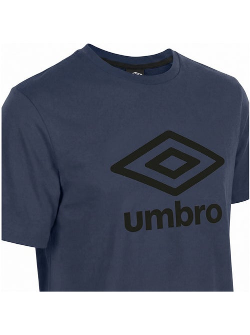 T-shirt junior col rond regular en coton160 gsm basic core logo umbro - Kiabi
