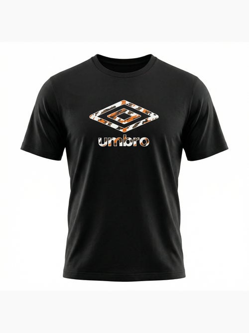 T-shirt junior col rond régular en coton160 gsm basic core logo umbro - Kiabi