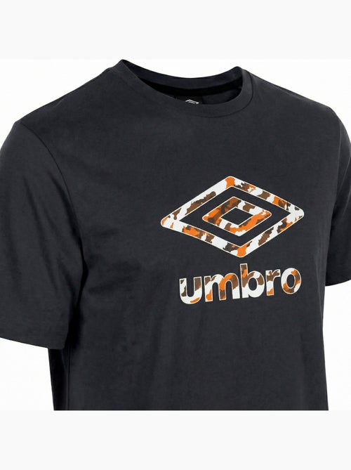 T-shirt junior col rond régular en coton160 gsm basic core logo umbro - Kiabi