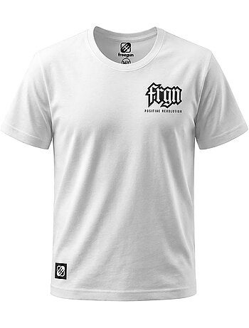 T-shirt junior en coton 140gsm imprimé devant et dos bony freegun