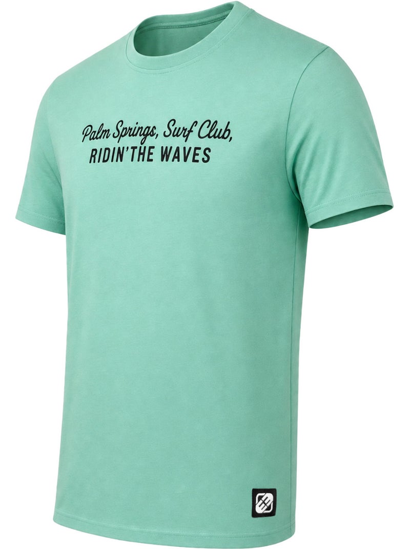 T-shirt junior en jersey 140gsm imprimé devant et dos club freegun Vert - Kiabi