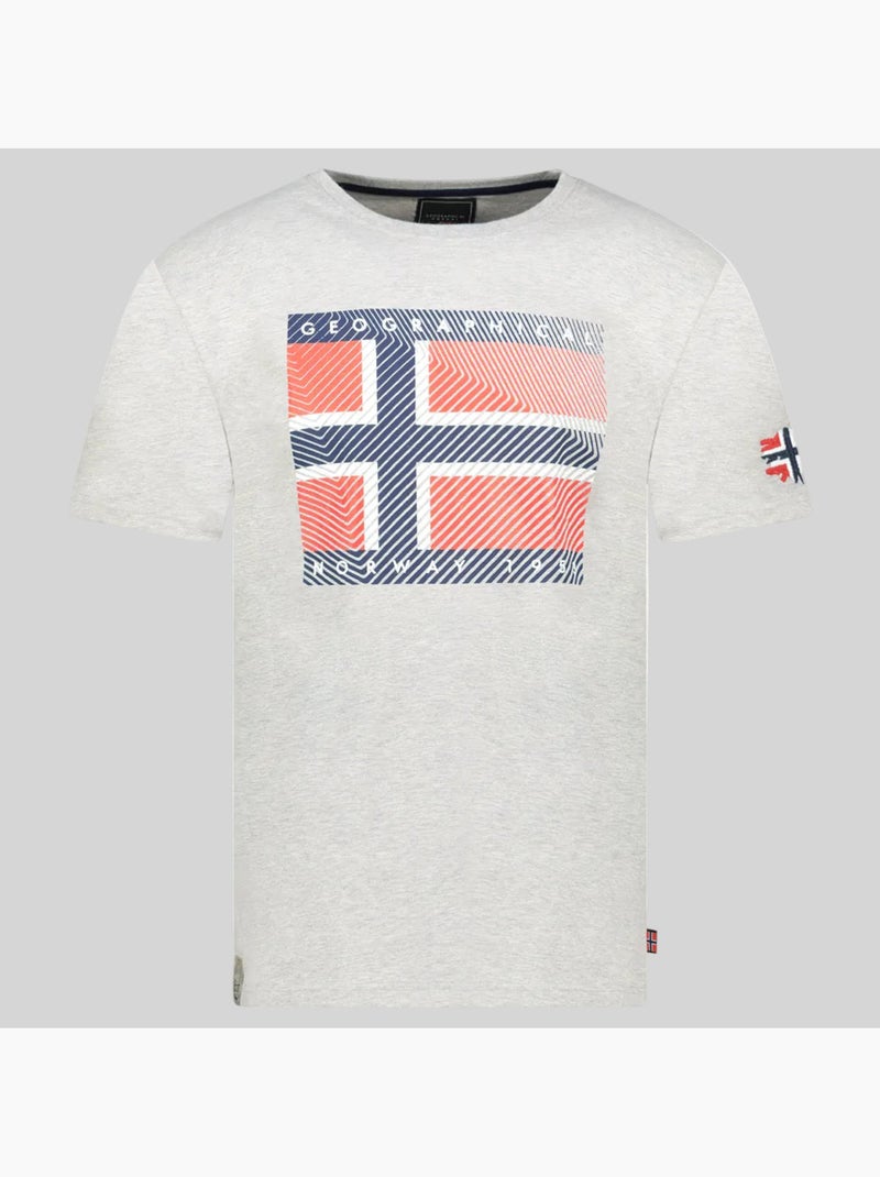 T-shirt junter – geographical norway Gris clair - Kiabi