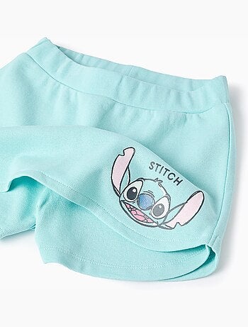T-shirt + jupe-short en coton avec Stitch