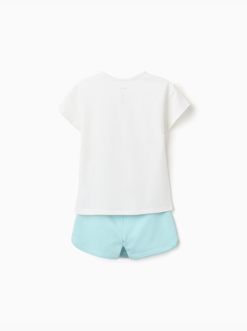 T-shirt + jupe-short en coton avec Stitch - Kiabi