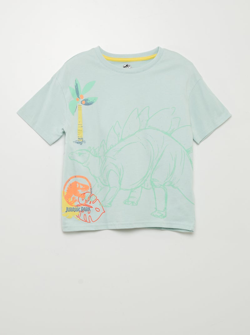 T-shirt 'Jurassic Park' Bleu - Kiabi