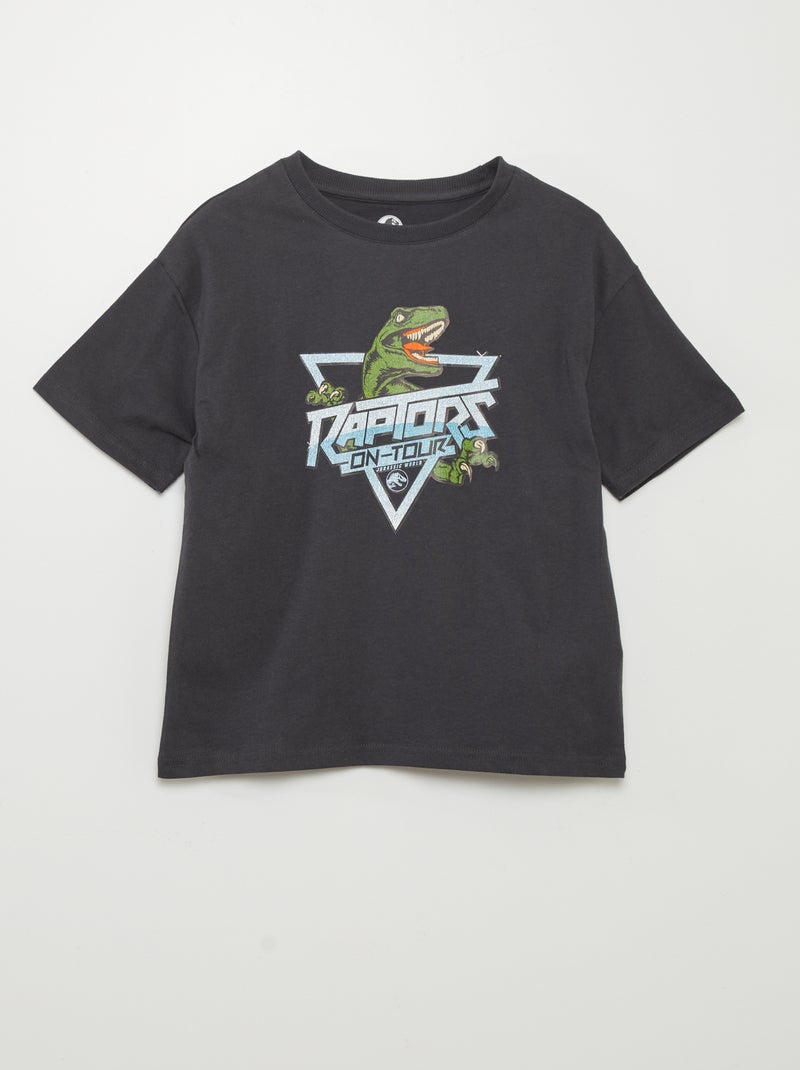T-shirt 'Jurassic Park' Gris - Kiabi