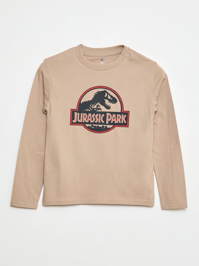 T-shirt 'Jurassic Park' 'Universal' Beige - Kiabi