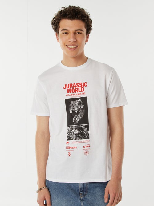 T-shirt 'Jurassic World' manches courtes - Kiabi