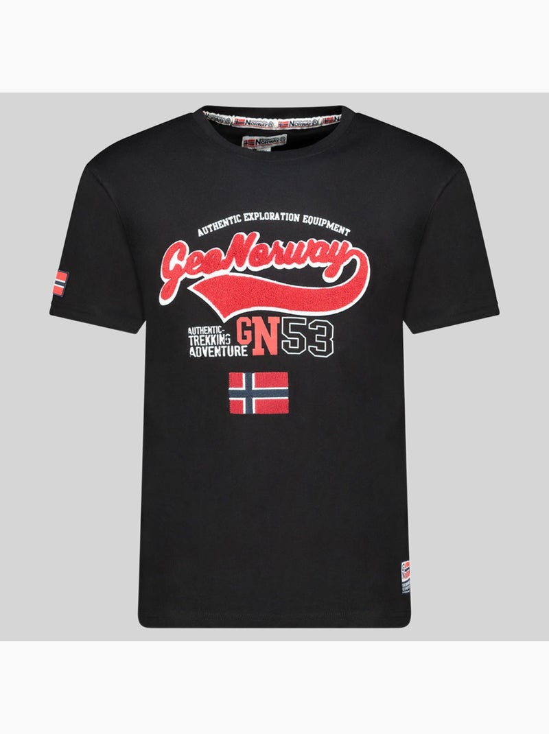 T-shirt jurbank – geographical norway Noir - Kiabi
