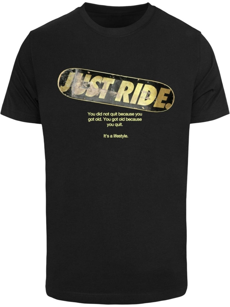 T-shirt just ride - mister tee Noir - Kiabi