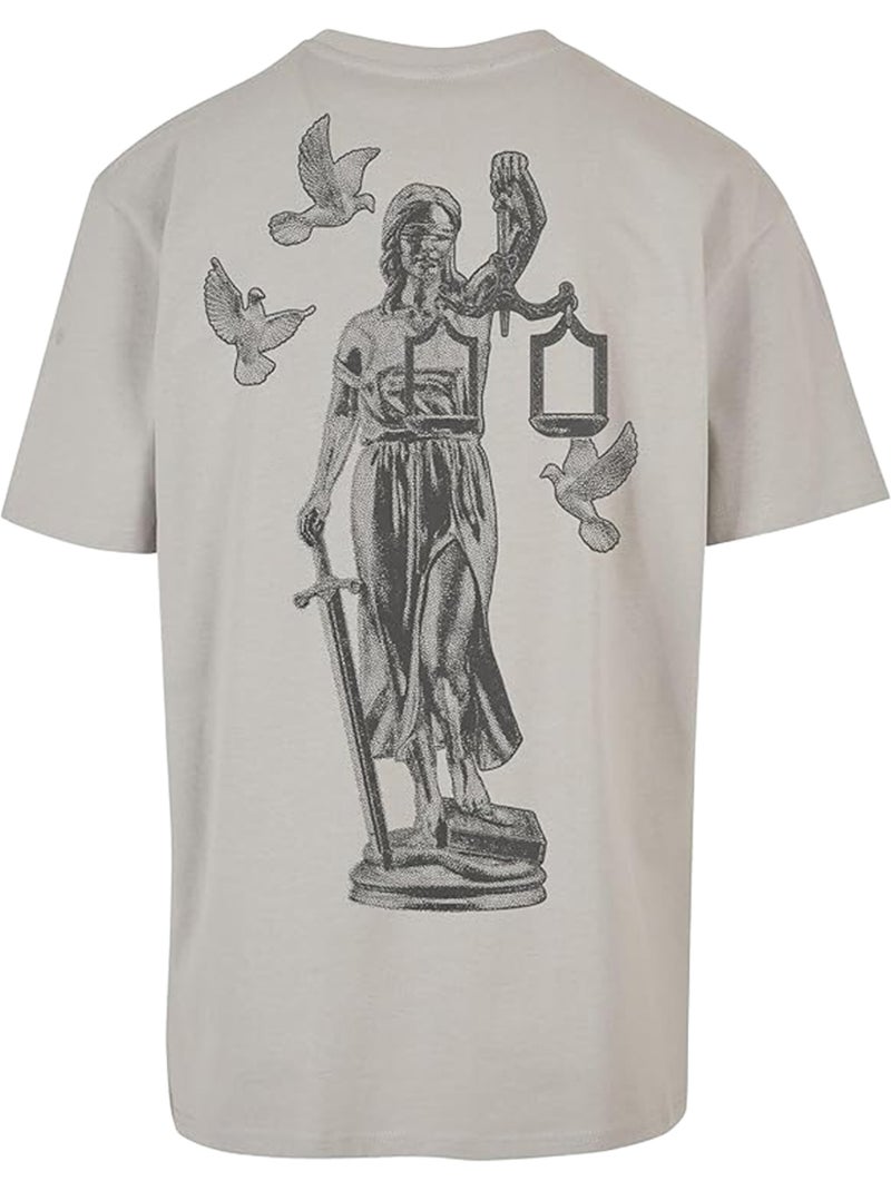 T-shirt justice - mister tee Gris moyen - Kiabi