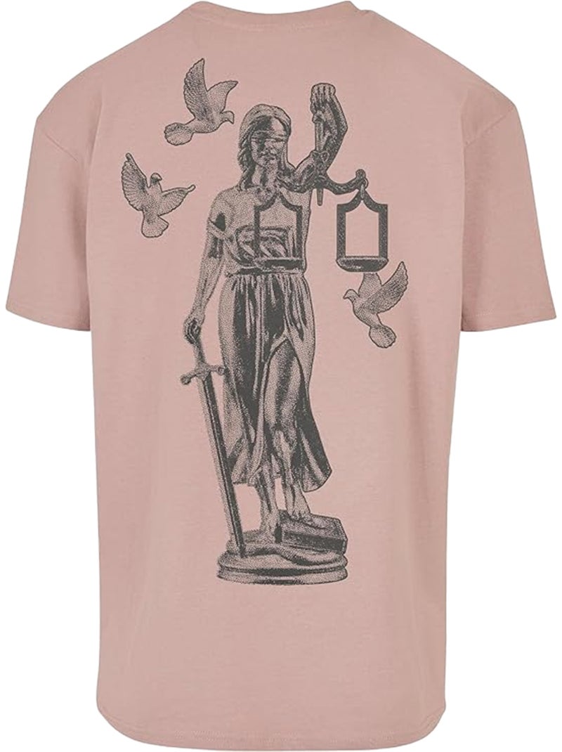 T-shirt justice - mister tee Rose pâle - Kiabi