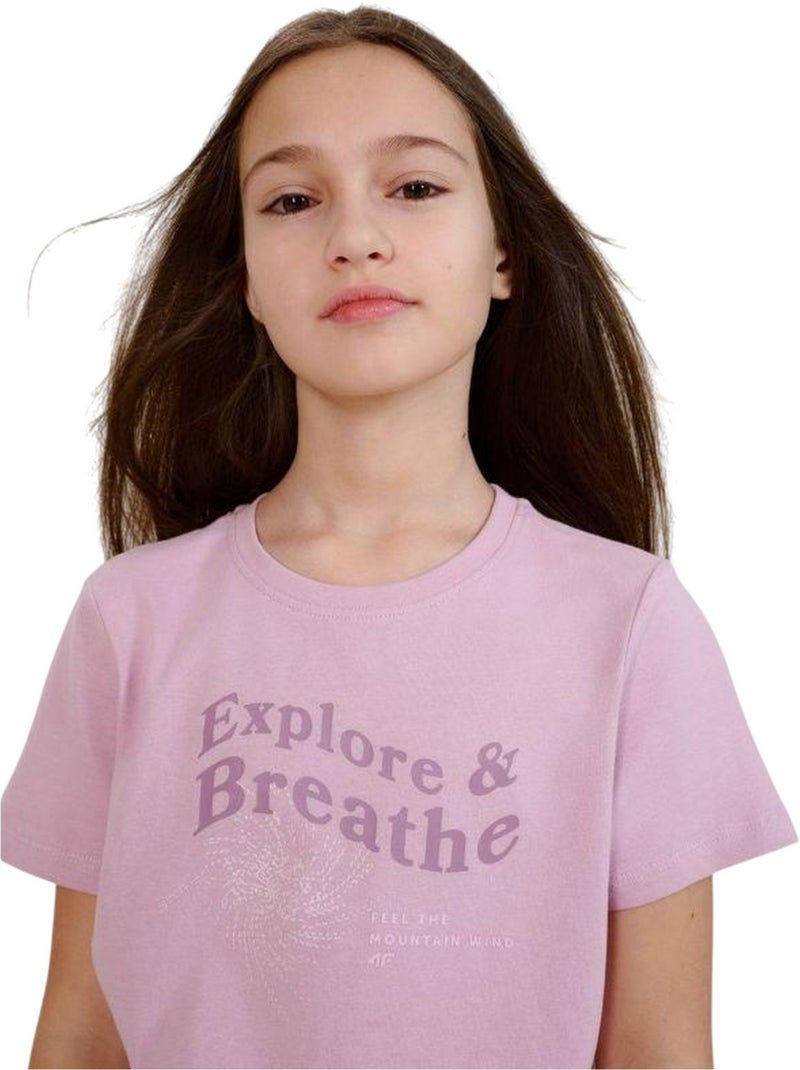 T-shirt jwss25ttshf1854 - 4f Rose - Kiabi