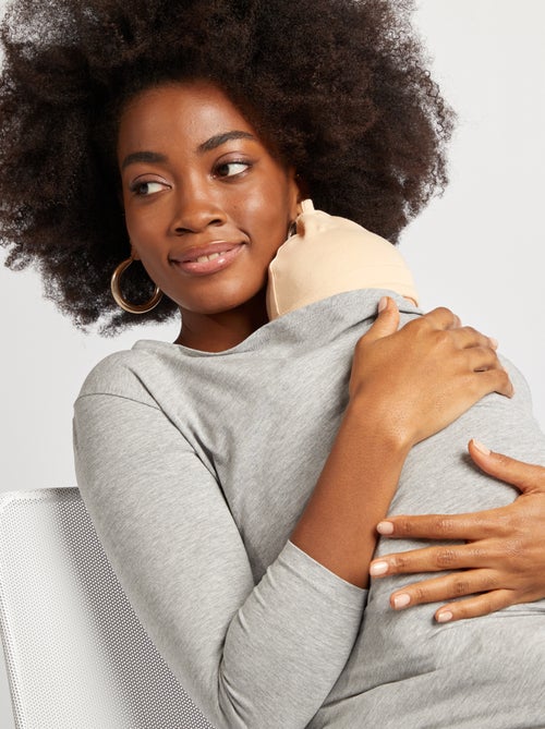 T-shirt kangourou allaitement - Kiabi