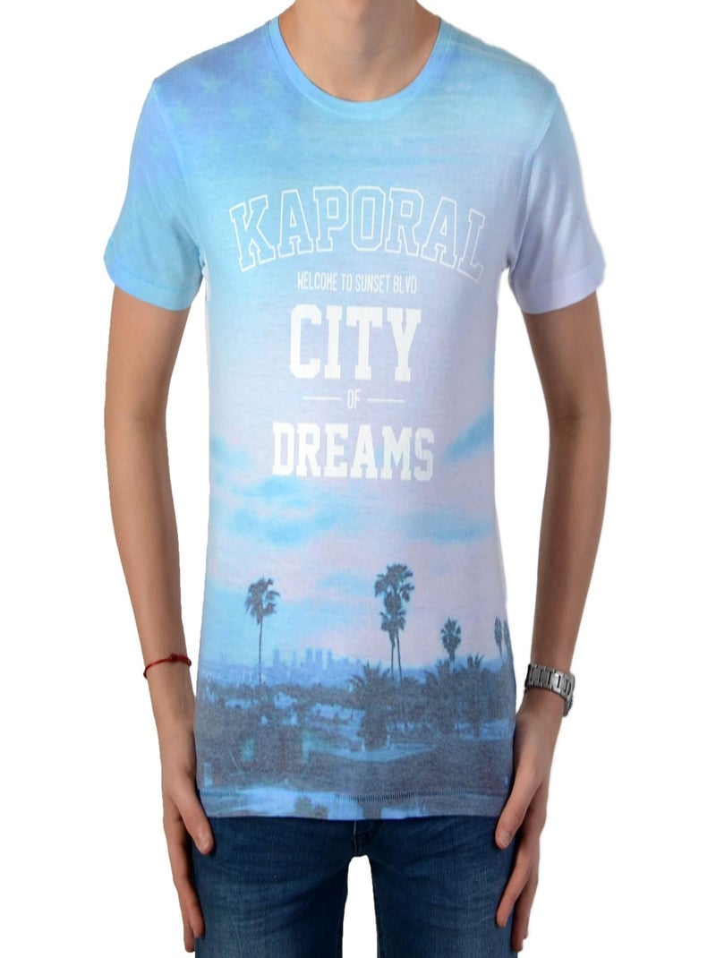 T-Shirt Kaporal Duv Optical White Blanc - Kiabi