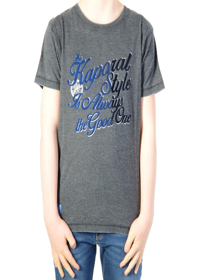 T-shirt Kaporal Enfant Dumb Black Gris - Kiabi