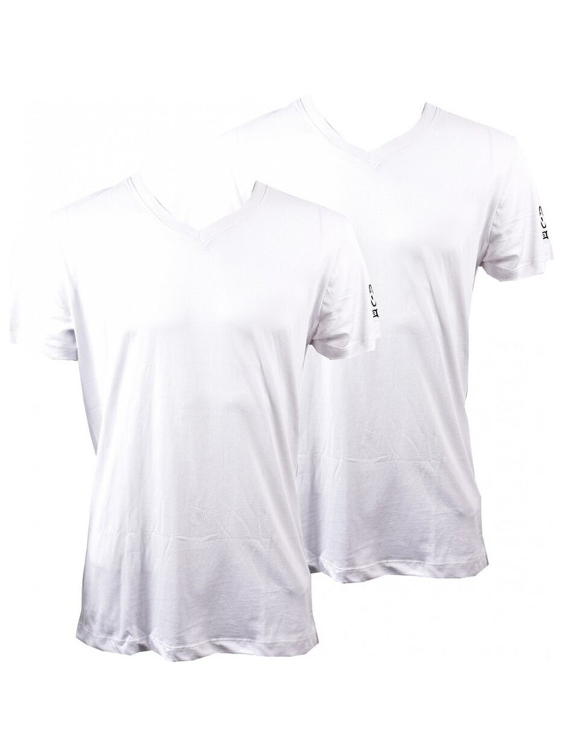 T Shirt KAPPA - Pack de 2 Blanc - Kiabi