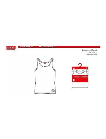 T Shirt KAPPA - Pack de 2