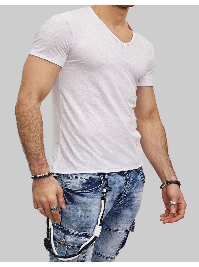 T-Shirt Kebello Blanc - Kiabi