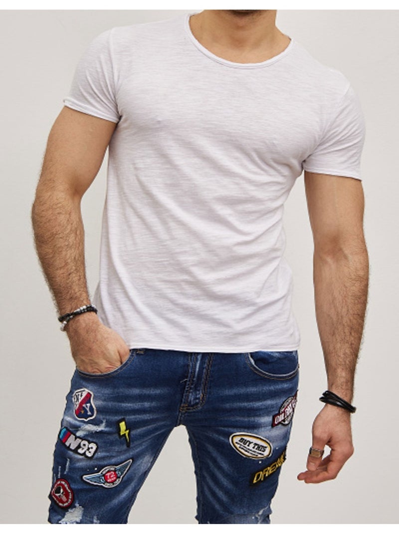 T-Shirt Kebello Blanc - Kiabi