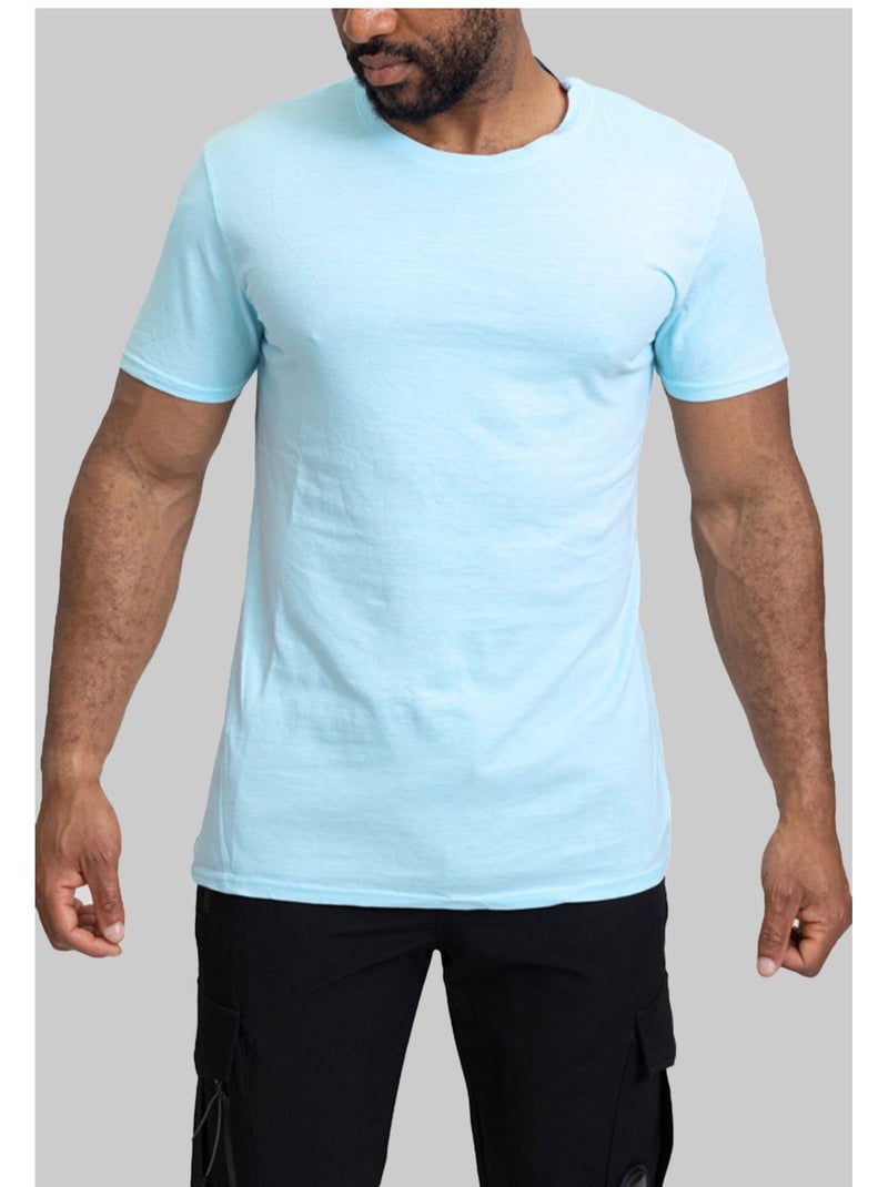 T-Shirt Kebello Bleu ciel - Kiabi