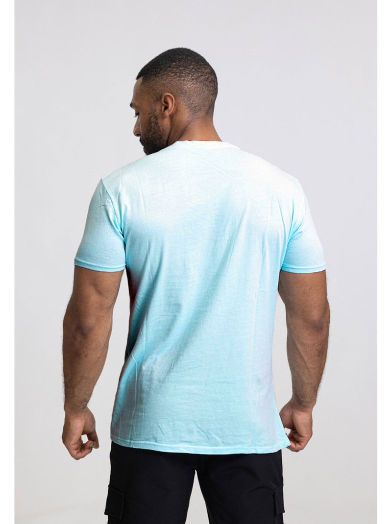 T-Shirt Kebello Bleu ciel - Kiabi