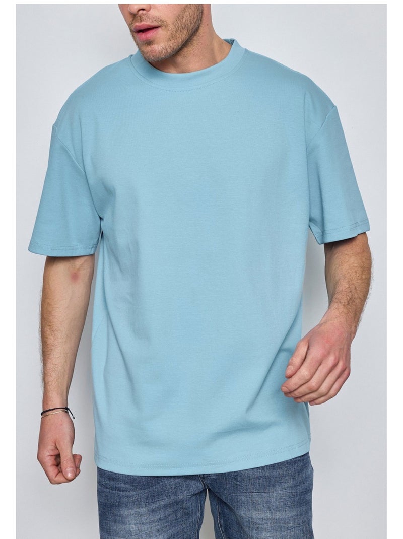 T-Shirt Kebello Bleu ciel - Kiabi