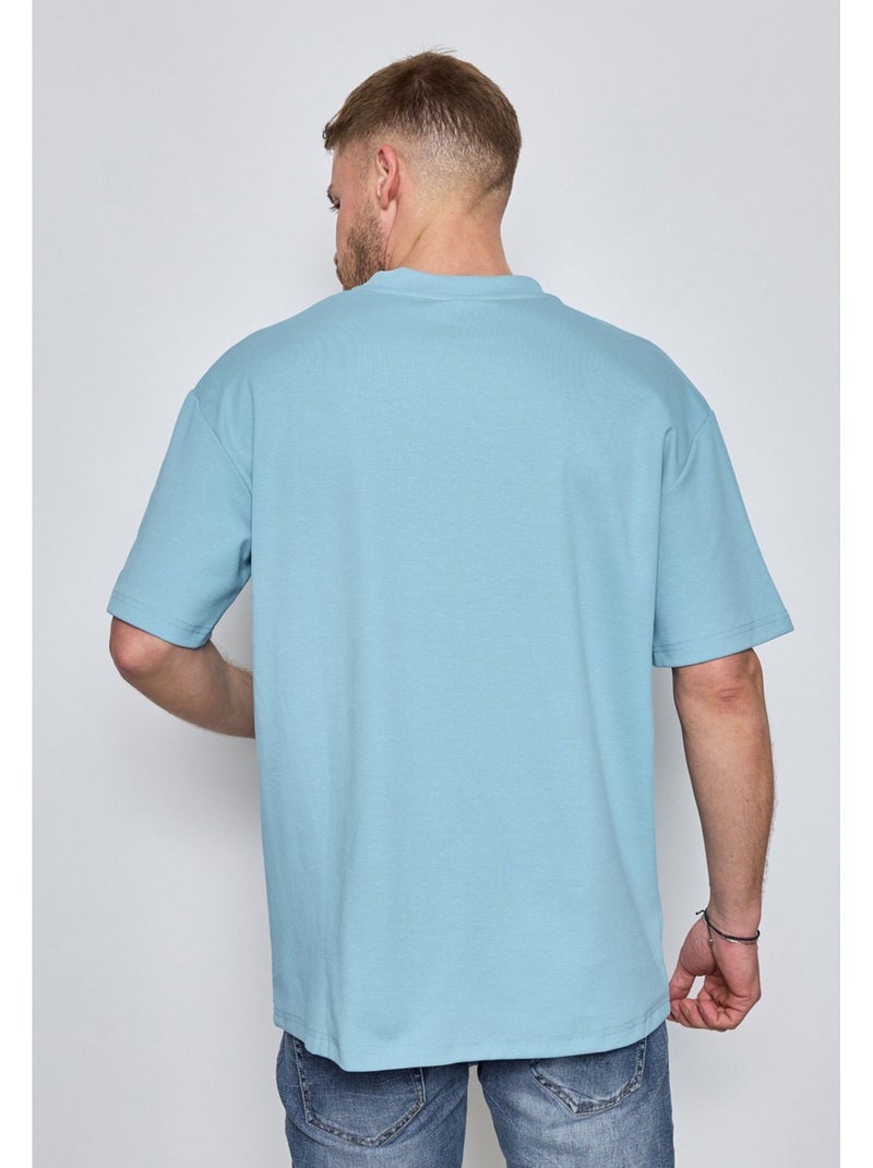 T-Shirt Kebello Bleu ciel - Kiabi