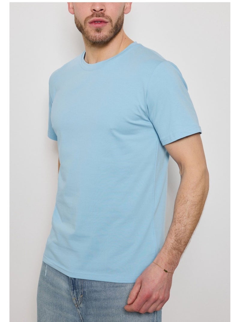 T-Shirt Kebello Bleu ciel - Kiabi