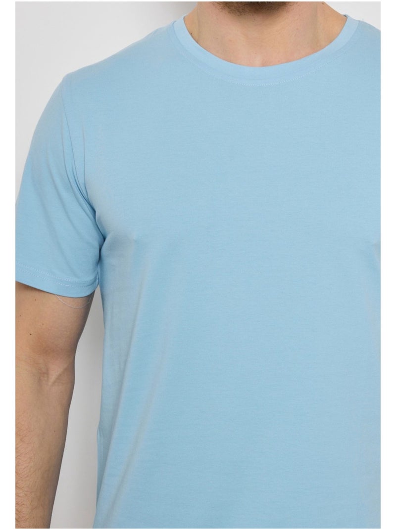 T-Shirt Kebello Bleu ciel - Kiabi