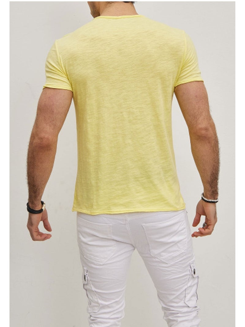 T-Shirt Kebello Jaune - Kiabi
