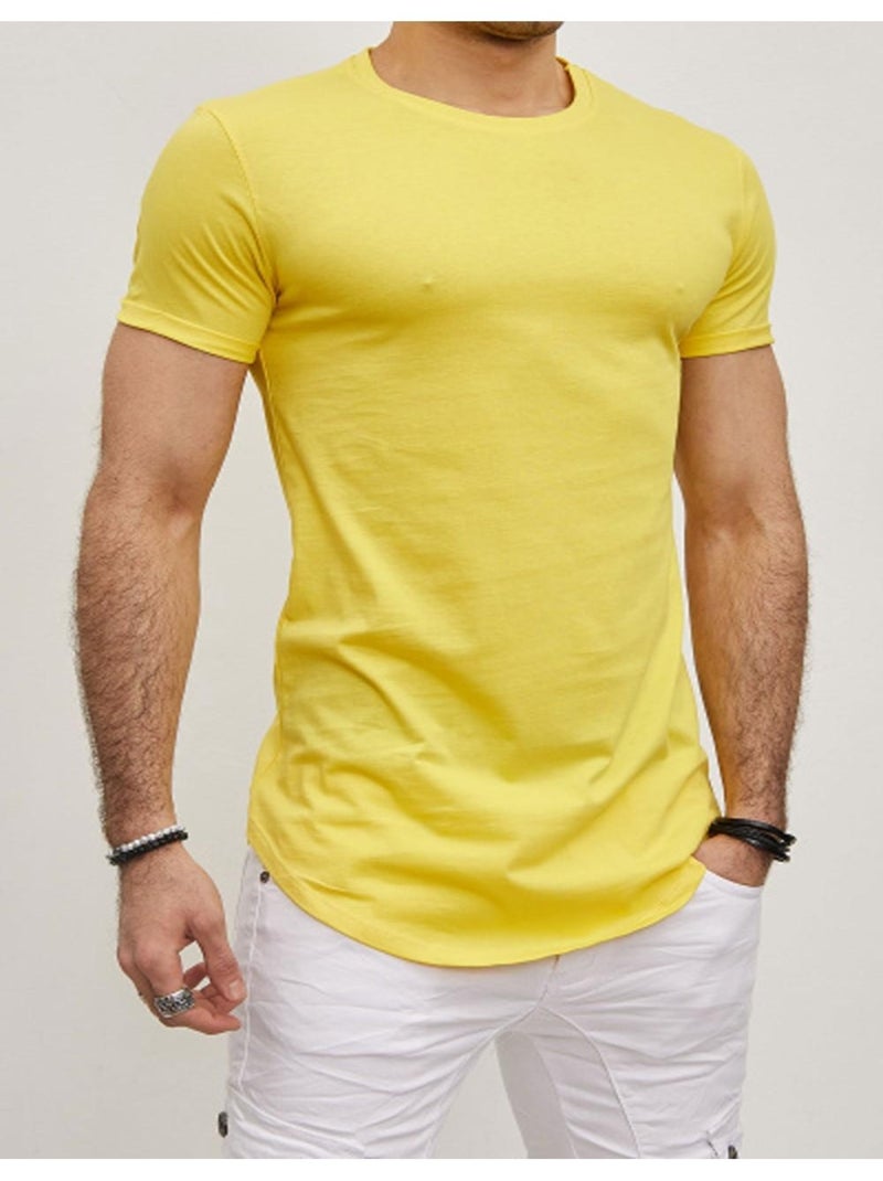 T-Shirt Kebello Jaune - Kiabi