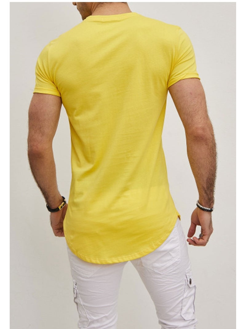 T-Shirt Kebello Jaune - Kiabi
