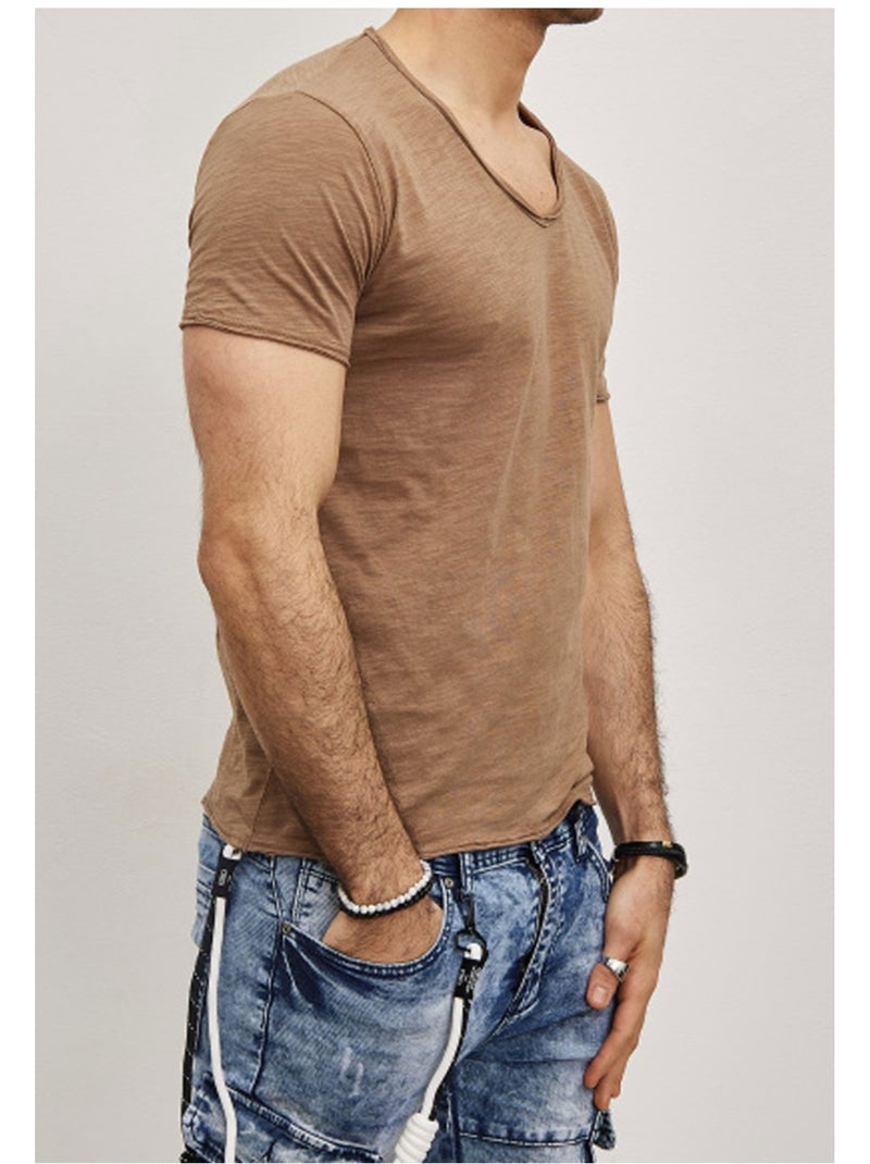 T-Shirt Kebello Marron - Kiabi