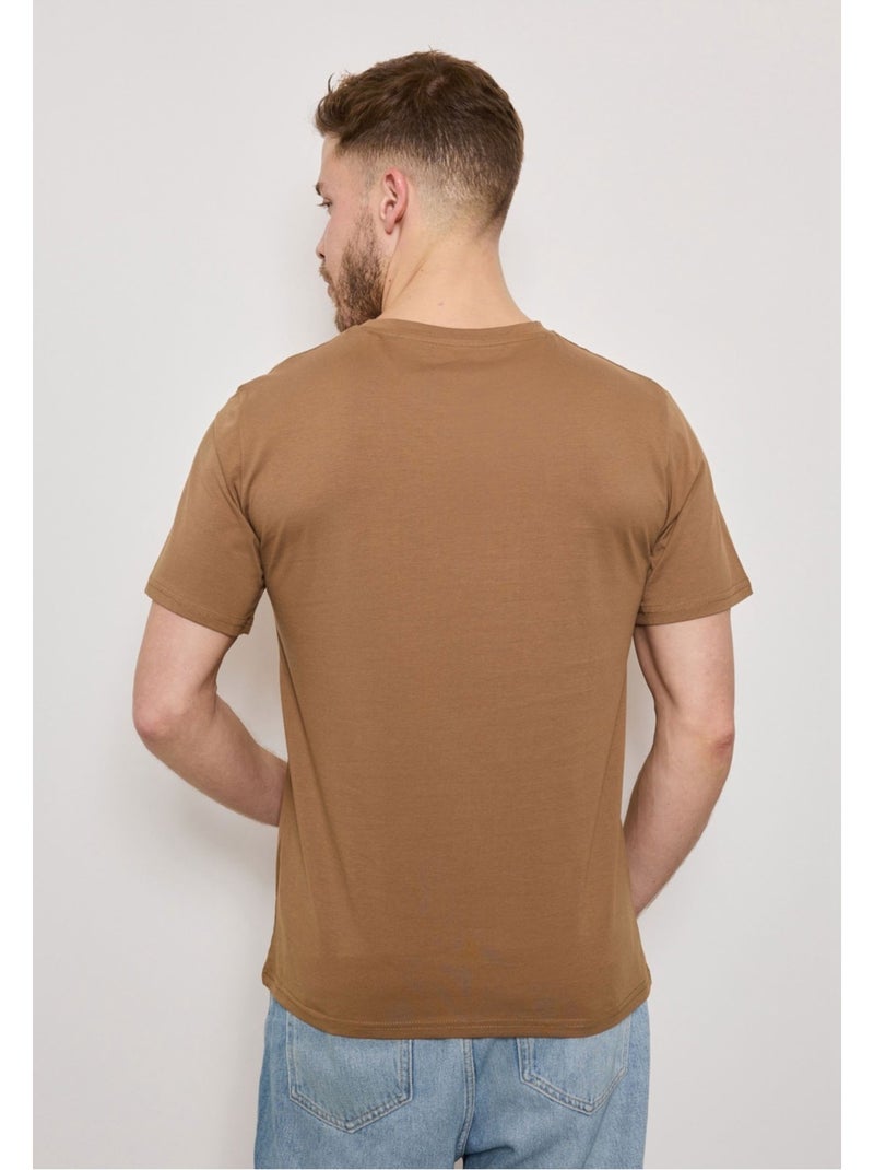 T-Shirt Kebello Marron - Kiabi