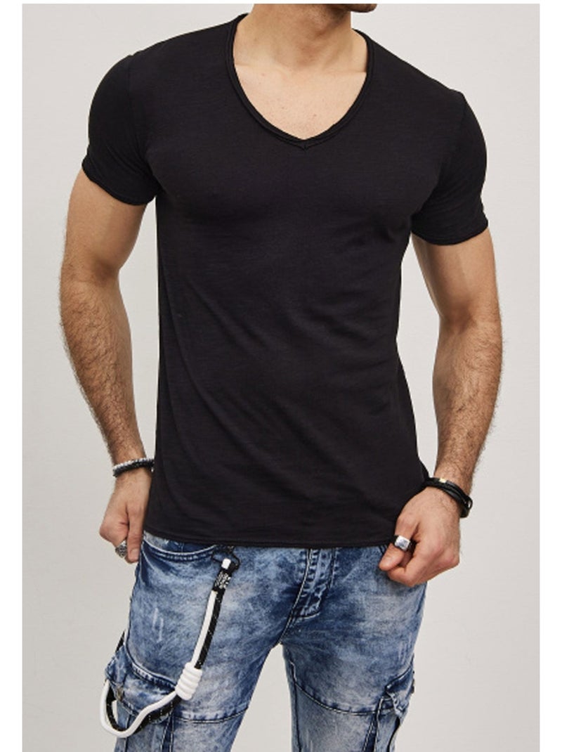 T-Shirt Kebello Noir Noir - Kiabi