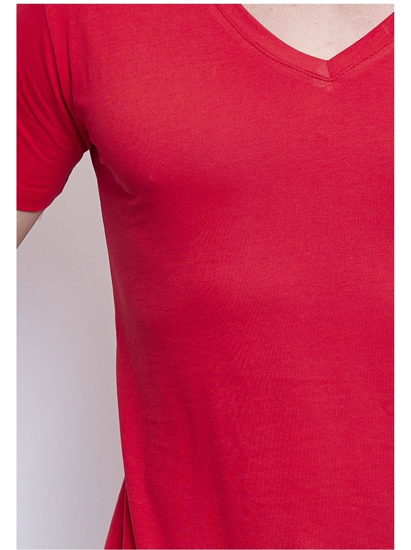 T-Shirt Kebello Rouge - Kiabi