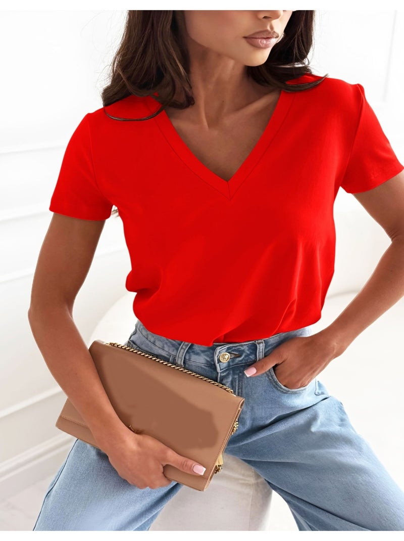 T-Shirt Kebello Rouge - Kiabi