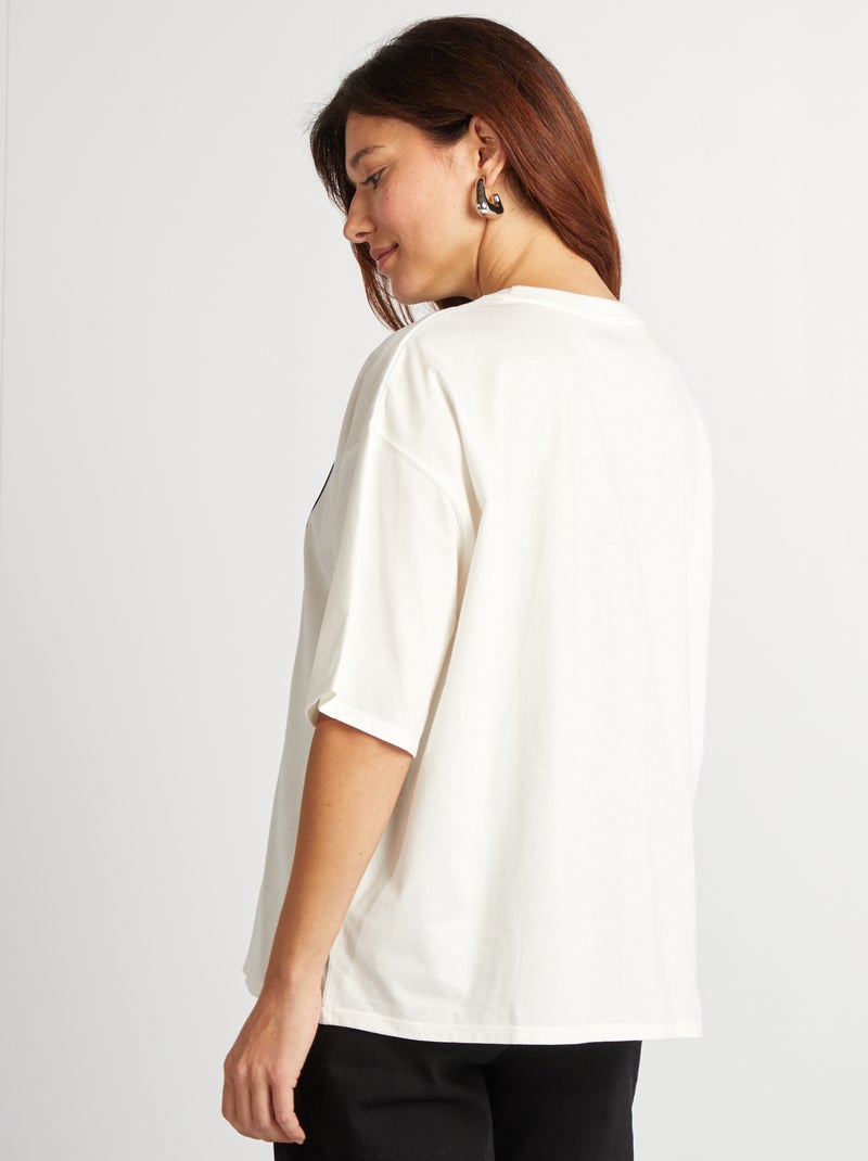 T-shirt 'Keith Haring' - Saint-valentin blanc - Kiabi