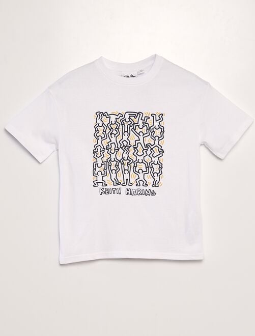 T-shirt 'Keith Haring' à col rond - Kiabi