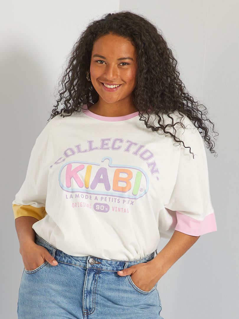 T-shirt 'Kiabi' collection vintage Violet - Kiabi