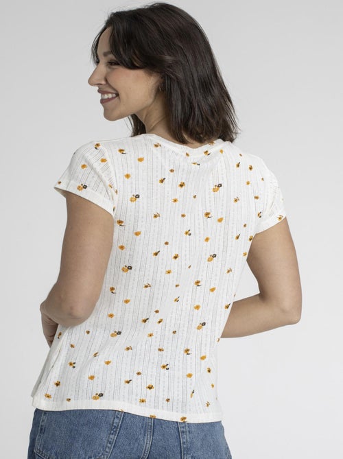 T-shirt Kika   Avec Col Rond | Gerard Pasquier - Kiabi