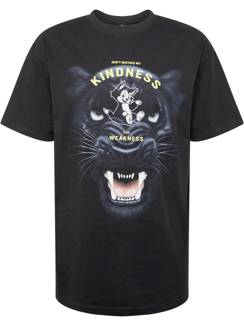 T-shirt kindness no weakness - mister tee Noir - Kiabi