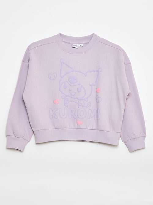 T-shirt 'Kuromi' à manches longues - Kiabi