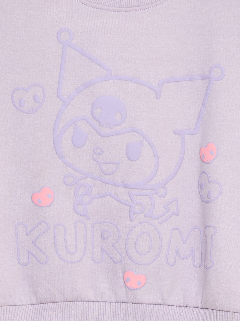 T-shirt 'Kuromi' à manches longues Rose - Kiabi