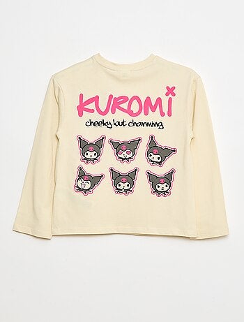T-shirt 'Kuromi' 'Hello kitty & friends' en jersey coton